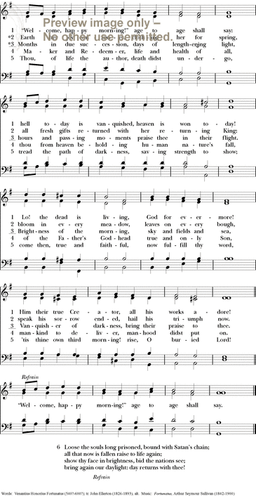 riteseries online: The Hymnal 1982 :: "welcome, happy morning!" age to